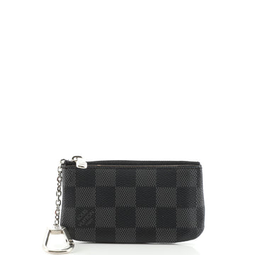 Louis Vuitton Key Pouch Damier Graphite