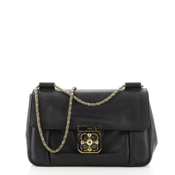 Chloe Elsie Chain Shoulder Bag Leather Medium