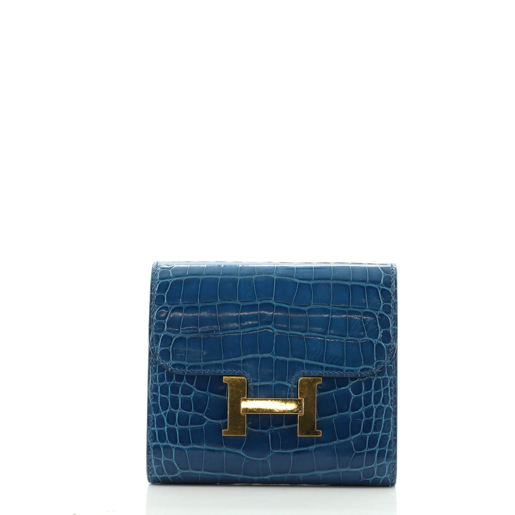 Hermes Constance Wallet Alligator Compact 117207
