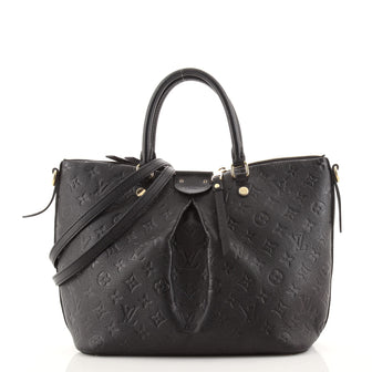 Louis Vuitton Mazarine Handbag Monogram Empreinte Leather MM