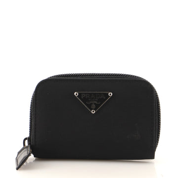 Prada Zip Around 6 Key Holder Tessuto