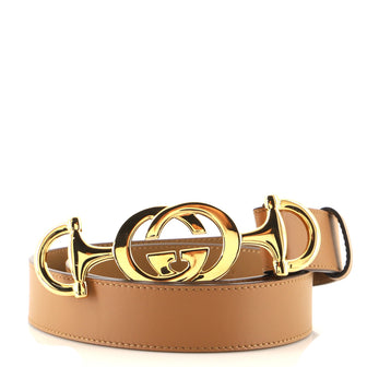 Gucci Interlocking G Horsebit Belt Leather Medium