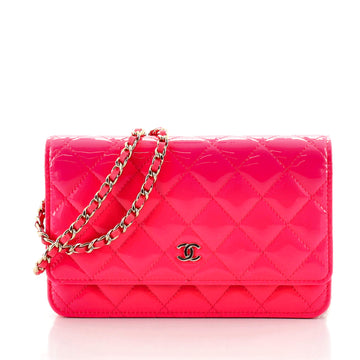 Chanel Wallet on Chain Quilted Patent