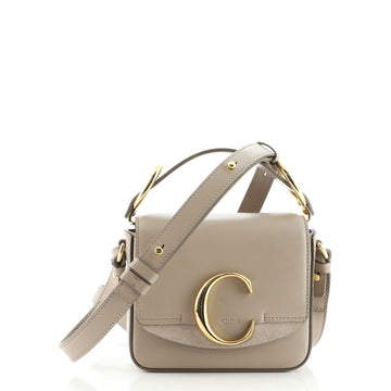 Chloe C Flap Bag Leather Mini