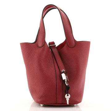 Hermes Picotin Lock Bag Clemence PM