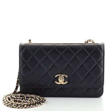 Chanel Trendy CC Wallet on Chain Quilted Lambskin