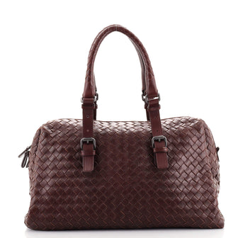 Bottega Veneta Boston Bag Intrecciato Nappa Large