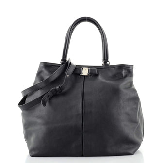 Salvatore Ferragamo Ninette Tote Leather Medium