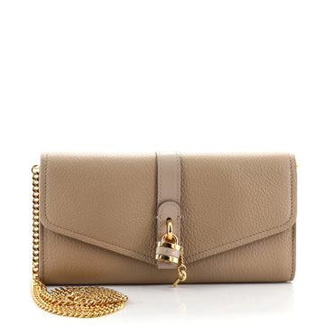 Chloe Aby Chain Wallet Leather