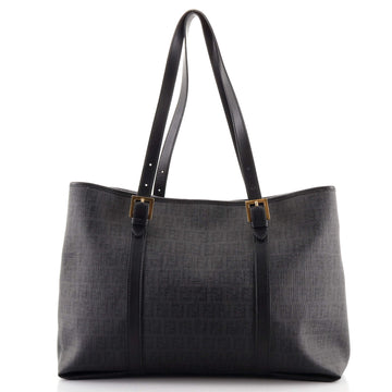 Fendi Belted Handle Tote Zucchino Coated Canvas Large