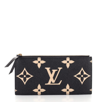 Louis Vuitton Felicie Zip Pouch Insert Bicolor Monogram Empreinte Giant