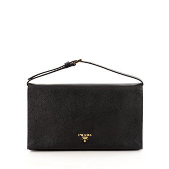 Prada Wallet on Strap Saffiano Leather