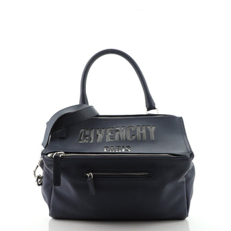 Givenchy Pandora Logo Bubble Bag Leather with PVC Medium
