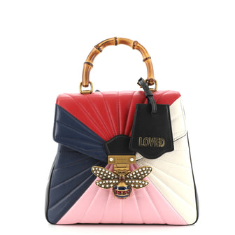 Gucci Queen Margaret Backpack Multicolor Quilted Leather Small