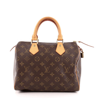 Louis Vuitton Speedy Handbag Monogram Canvas 25 