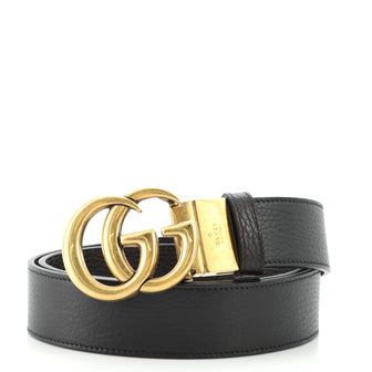 Gucci Double G Reversible Belt Leather Wide