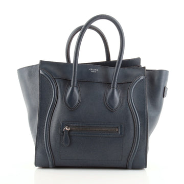 Celine Luggage Bag Grainy Leather Mini