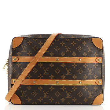 Louis Vuitton Soft Trunk Messenger Bag Monogram Canvas MM