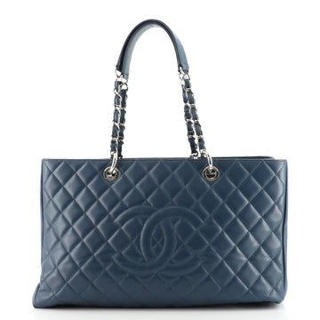 Chanel Grand Shopping Tote Quilted Caviar XL