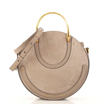 Chloe Pixie Crossbody Bag Leather and Suede Medium