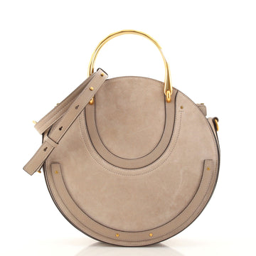 Chloe Pixie Crossbody Bag Leather and Suede Medium