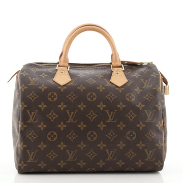 Louis Vuitton Speedy Handbag Monogram Canvas 30