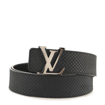 Louis Vuitton LV Initiales Belt Mini Damier Suede and Leather Wide