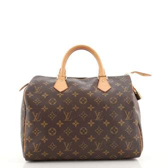 Louis Vuitton Speedy Handbag Monogram Canvas 30