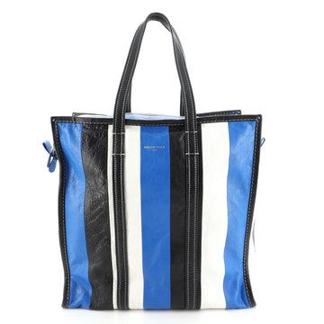 Balenciaga Bazar Tote Striped Leather Medium