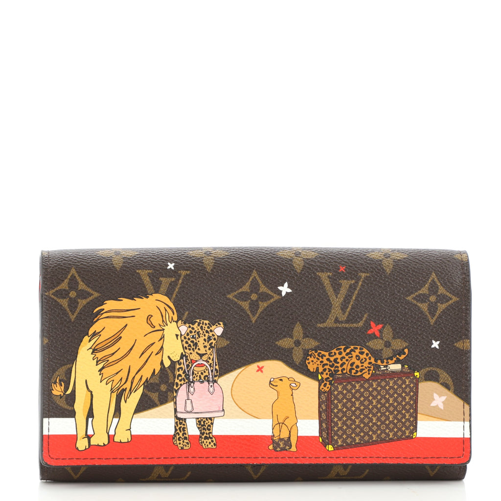 Louis Vuitton Sarah Wallet Limited Edition Christmas Animation