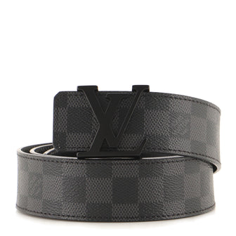 Louis Vuitton LV Initiales Belt Damier Graphite Wide