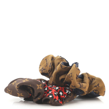 Louis Vuitton Vuittamins Scrunchies 2-Piece Set Monogram Silk