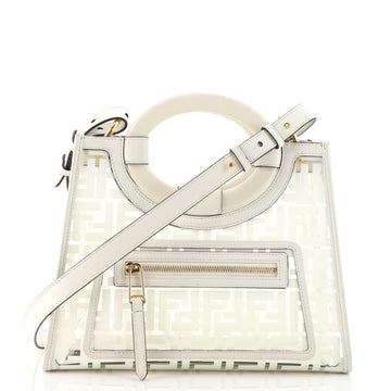 Fendi Runaway Shopper Tote Zucca PU Small