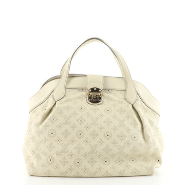Louis Vuitton Cirrus Handbag Mahina Leather MM