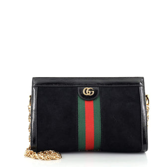 Gucci Ophidia Chain Shoulder Bag Suede Small