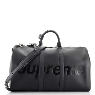 Louis Vuitton Keepall Bandouliere Bag Limited Edition Supreme Epi Leather 45