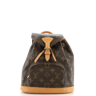 Louis Vuitton Vintage Montsouris Backpack Monogram Canvas PM