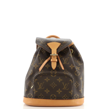 Louis Vuitton Vintage Montsouris Backpack Monogram Canvas PM