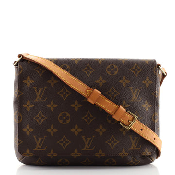 Louis Vuitton Musette Tango Handbag Monogram Canvas