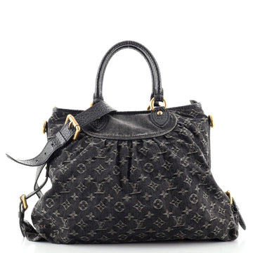Louis Vuitton Neo Cabby Handbag Denim GM