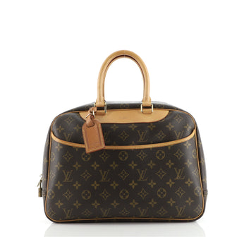 Louis Vuitton Deauville Handbag Monogram Canvas