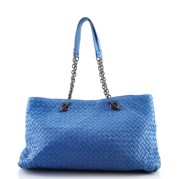 Bottega Veneta Double Chain Tote Intrecciato Nappa Medium