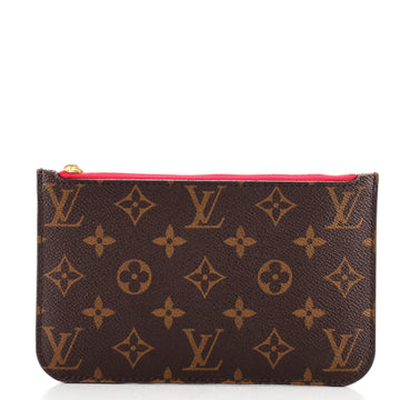 Louis Vuitton Neverfull Pochette Monogram Canvas Small