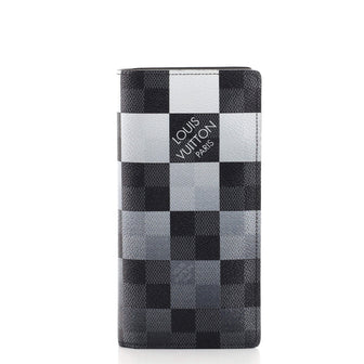 Louis Vuitton Brazza Wallet Limited Edition Damier Graphite Giant Black  117485220