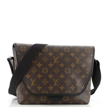 Louis Vuitton Magnetic Messenger Bag Macassar Monogram Canvas