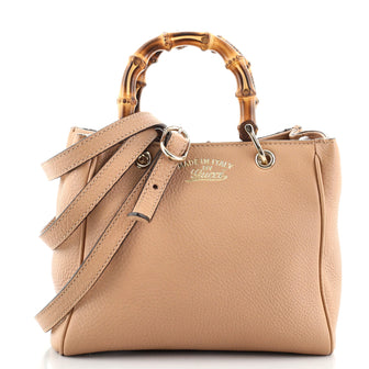 Gucci Bamboo Shopper Tote Leather Mini
