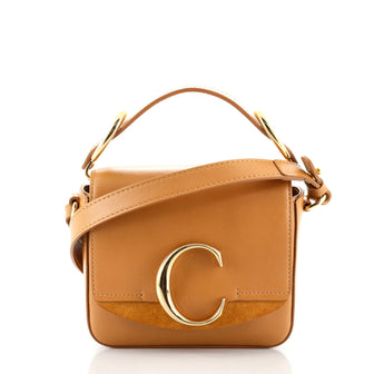 Chloe C Flap Bag Leather Mini
