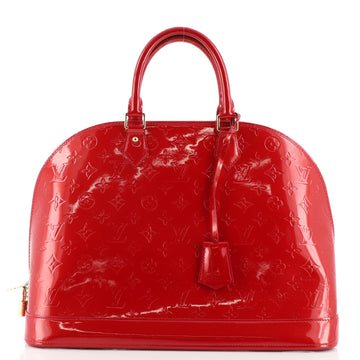 Louis Vuitton Alma Handbag Monogram Vernis GM