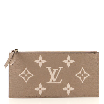 Louis Vuitton Felicie Zip Pouch Insert Bicolor Monogram Empreinte Giant