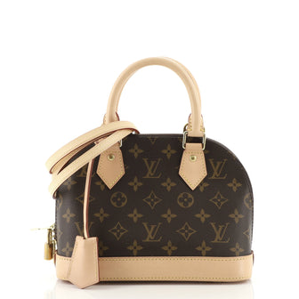 Louis Vuitton Alma Handbag Monogram Canvas BB